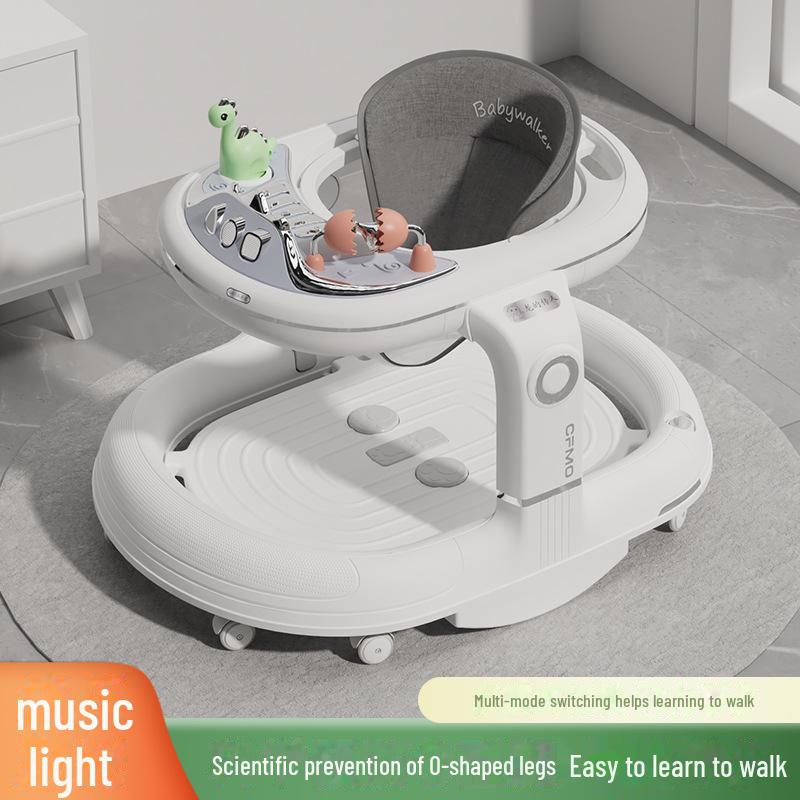 Multifunctional Baby Walker: Anti-Rollover Stroller for Boys & Girls (7-18 Months)