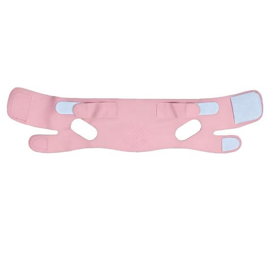 

V Line Lifting Masque for Sleeping Adjustable Chin Strap Jawline Shaper Facial Slimming Double Chin Reducer for Women розовый