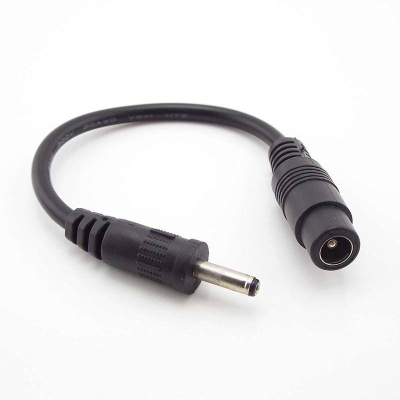 Kabel adapter złącza zasilania DC 3,5 x 1,35 mm męskie na 5,5 x 2,1 mm żeńskie Laptop 3,5*1,35 do 5,5*2,1
