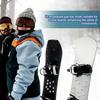 Kit com 10 Peças de Stomp Pad Triângulo Estrela Antiderrapante para Snowboard para Homens Mulheres Iniciantes Profissionais Fixações de Esqui Tração