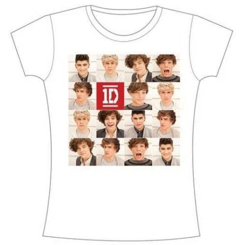 ONE DIRECTION official ladies skinnyfit T shirt - Boxes S