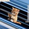 2D Acrylic Flat, "Car Air Freshener" Cat Reading with Glasses Acrylic Car Vent Clip, Beautiful Gift for Friends, 2D Plane, 2D Flat