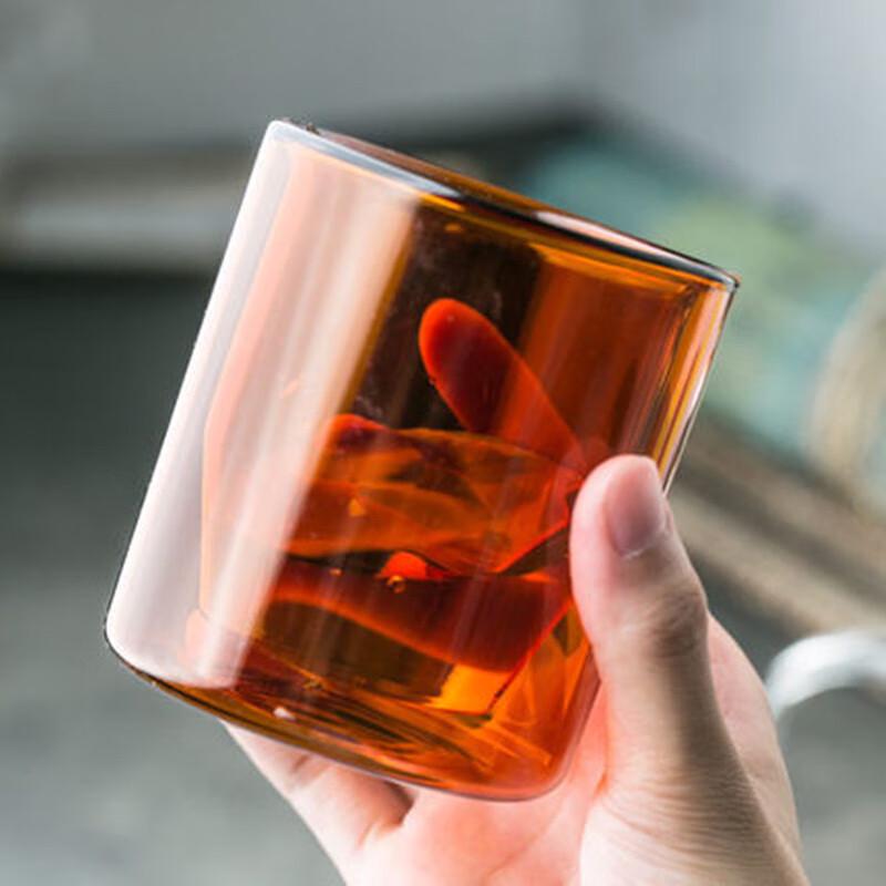 High Borosilicate Double Wall Glass Cup