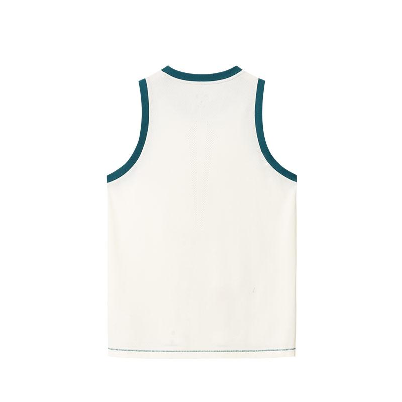 Anta Basketball Series Kyrie Irving Comfortable Casual Simple Loose Sports Vest Unisex Vests Vanilla-White 172521101-1