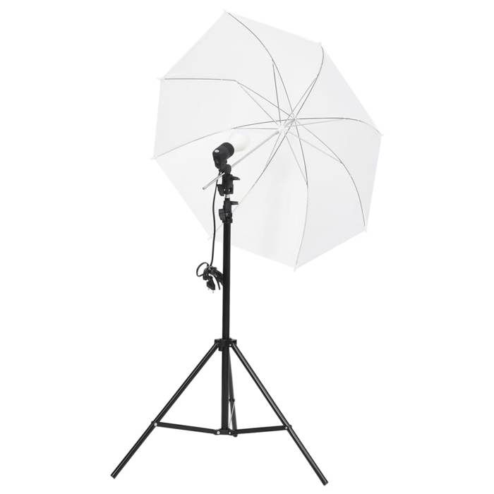 VidaXL Photo Studio Kit with Lighting Backdrop and Reflector, Photography Lighting Kit with Bag, Set for 3143935