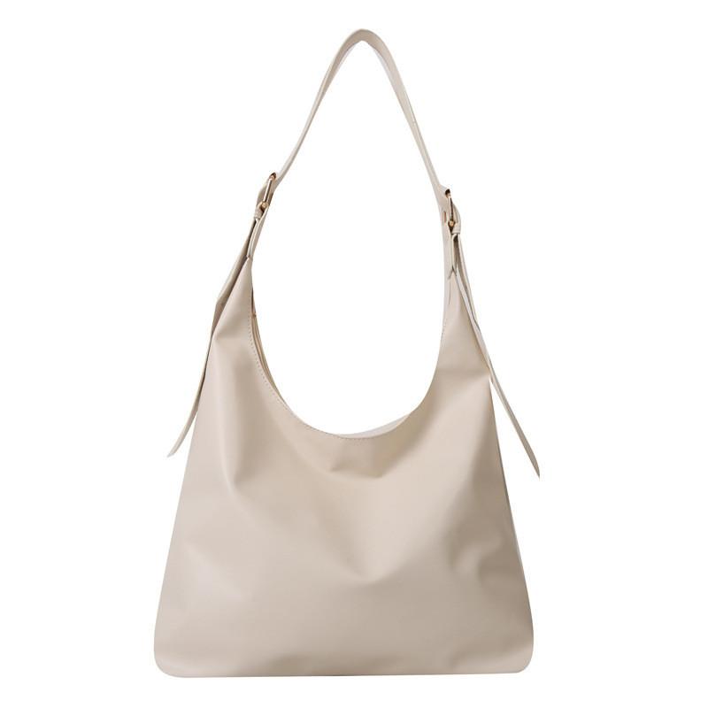 Stylish Large Capacity Tote Bag For Women In Trendy Korean Fashion With Soft Pu Material