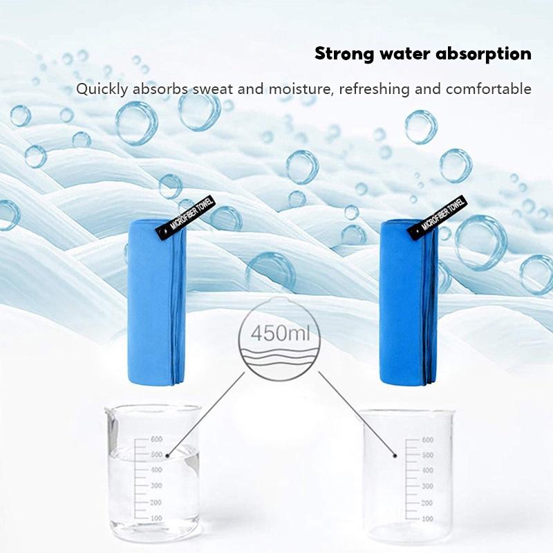 Quick-Drying Sports Towel 40X80Cm Blue Grey Green Orange Swimming Gym Fitness Camping Running Beach Washcloth Towels