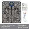 EMS Foot Massager Mat Electric TENS Feet Massager Pad Foldable Massage Mat Muscle Stimulation Fisioterapia Terapia Fisica Salud