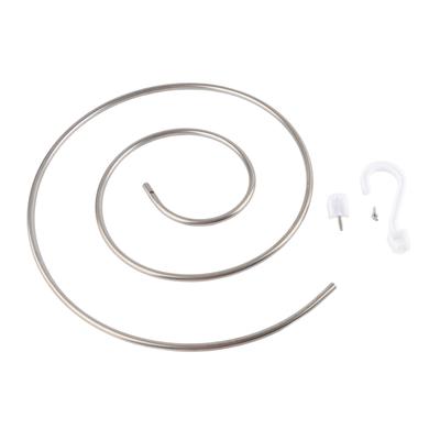 Giysi Kurutma Çubuğu Spiral Kurutma Askısı Paslanmaz Çelik Dönen Çok Fonksiyonlu Giysi Askısı için