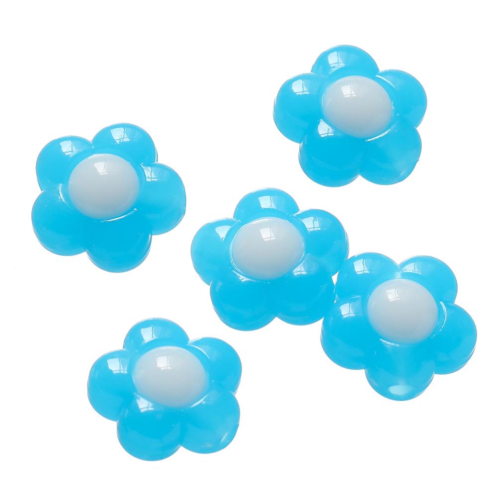 5-10 Stück/Los Gelee-Farbe Blume Acrylperlen Bunte Abstandshalterperlen Für Halskette Bastelarbeiten DIY Herstellungszubehör Großhandel