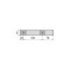 Emuca Luminaire LED Kaus Black Rechargeable Par Usb Avec Capteur Tactile, 240mm, Peint En Noir, Plastique Et Aluminium