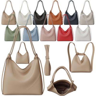 Bolsa de Ombro Feminina Elegante com Função de Mochila
