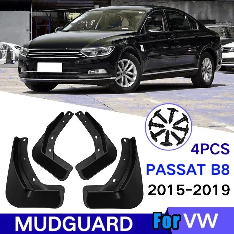 4x For Volkswagen Passat VW B6 R-LINE CC B8 2006- Front Rear Anti-splash Upgrade Mudguards Fender Mudflap Car Accessories