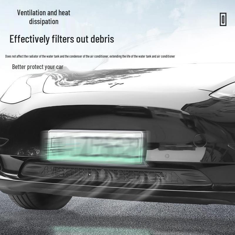 Custom-fit Detachable Insect Screen and Water Deflector for Tesla Model 3/Y