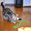 Snake Cat Toy Simulation Snake Cat Teaser Play Toy USB Simulation Snake Cat Interactive Toys For Pet Cats Dogs Medium Small