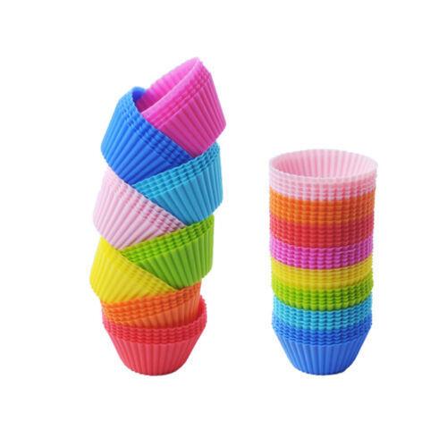 

48 шт. силиконовые формочки для кексов, шоколадных кексов, формочки для печенья, формы для выпечки 48PCS