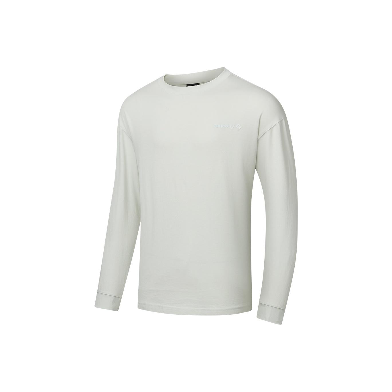 

SAUCONY Серия Og Однотонный пуловер с круглым вырезом Футболка с длинным рукавом Унисекс Топы SA3250LT01G-GE248