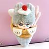 Crepe-shaped Plush Toy Costume [cat] for 10cm Plush Toy, Plush Clothes, Kigurumi Accessories, Otaku Activities, Doll, Mascot, Kpopdoll Costume [Used]