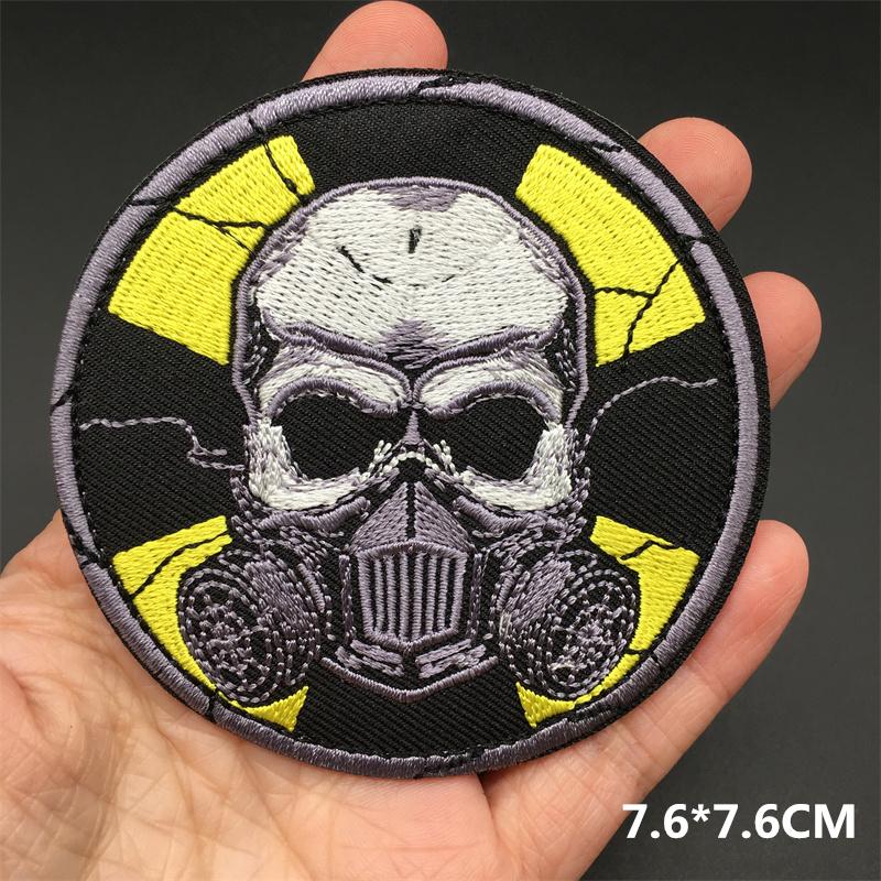 Iron On Sticker Embroidered Patches For Clothing Anime Clorhing Stickers Punk Sewing Iron-On Transfers For Clothing