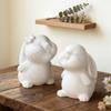 Pack of 2 Ergonomic Candle Mold Crafting Accessories Moulds Rabbits Shape for Resin Creations and Unique Gift Making