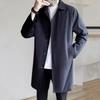 Men's Medium-length Casual Trench Jacket Overcoat Spring Autumn Thin Regular  Trench Coat
