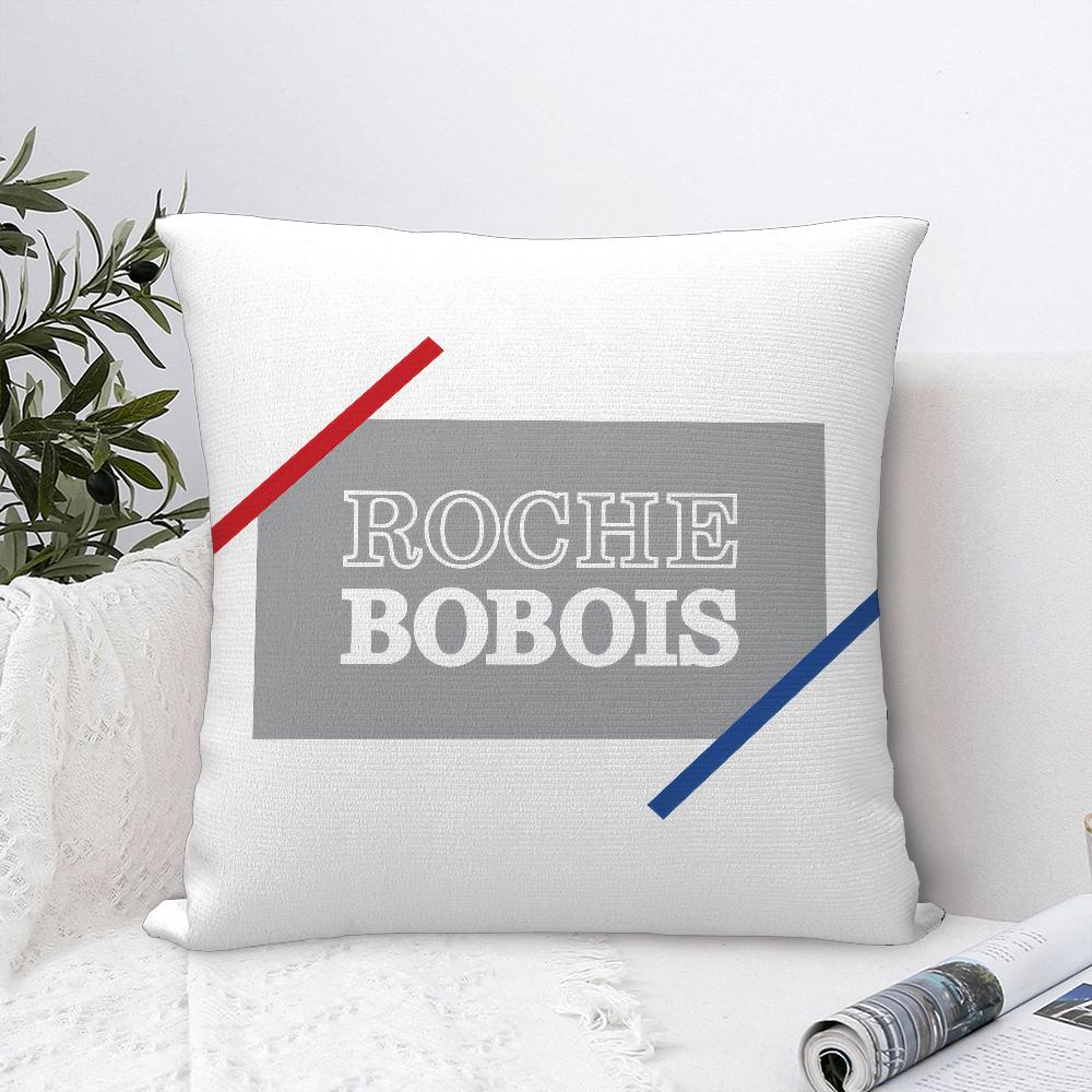 R-Roches Mode B-Bobois Kissenbezug Sofa Dekorativ Zuhause Doppelseitiger Druck Plüsch Quadratische Dekokissenbezüge Kissen Dekor
