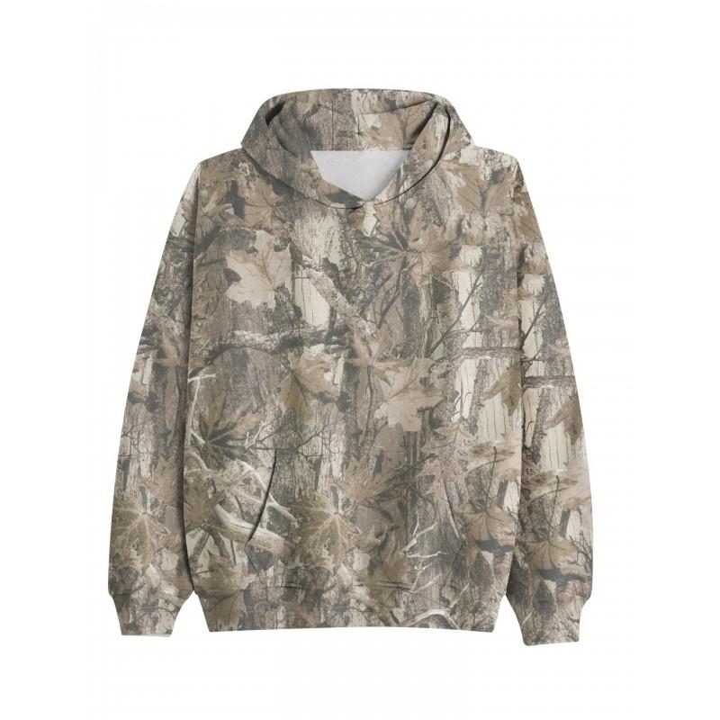 Womens Oversized Hooded Sweatshirt With 3D Print Loose Fit Casual Top 2025