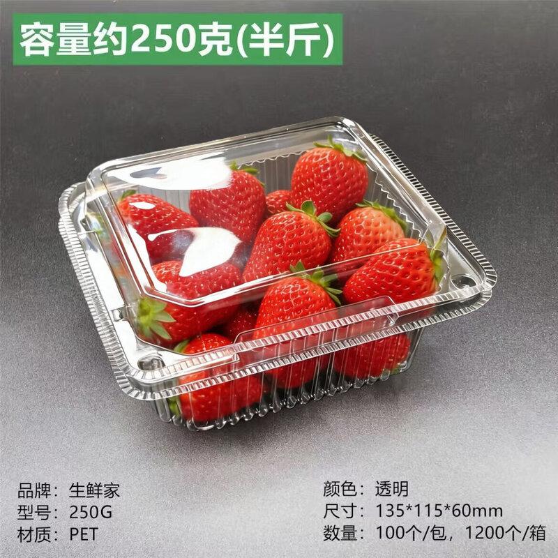 Chixing Disposable Clear Plastic Fruit Packaging Container with Lid