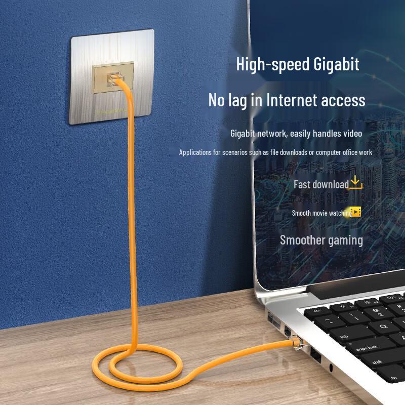 CHOSEAL Cat6 UTP Pure Copper Ethernet Cable