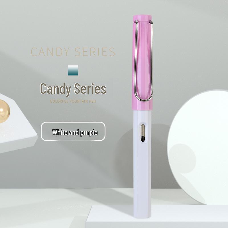 „Farbenfroher Schülerfüller mit auswechselbarer Tintenkapsel für Kalligrafie und richtige Schreibhaltung“