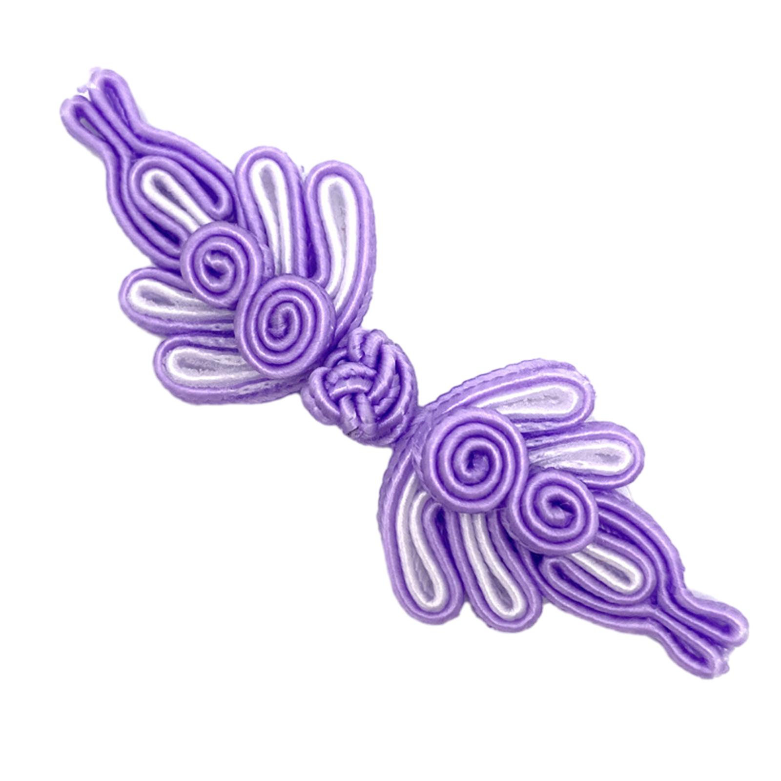 

Chinese Gourd&Flower Sewing Button Cheongsam Button Exquisite Craftsmanship Suitable for Fashion Enthusiasts of All Ages фиолетовый