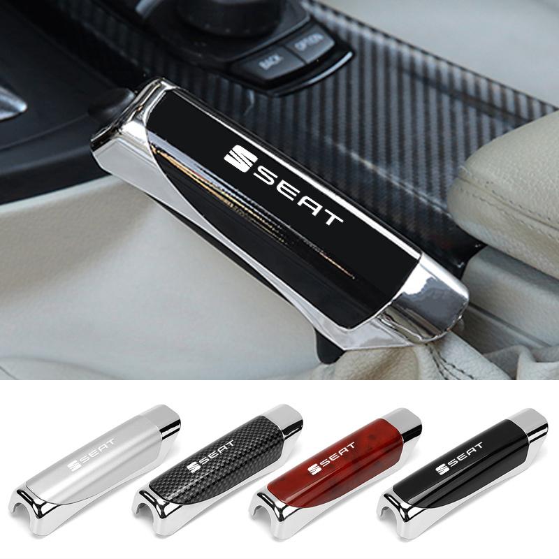 Auto Handbremse Carbon Parkbremse Handbremsgriffe Schutzhülle Für Seat FR Leon Ibiza Altea Exe 5f Mk2 TARRACO Zubehör