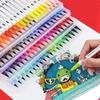 24/48/60/80/100 Colors Double-Head Washable Color Marker Set Art Supplies for Artist Korean Stationery School Supplies