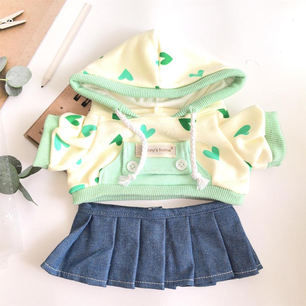 Disney 40CM LinaBell Fox Doll Clothes: Universal S Size Hoodie with Drawstring.