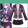 Danganronpa Kirigiri Kyoko Cosplay Kostým z PU Materiálu Pro Anime Hraní Rolí S Pohodlným Střihem Pro Fanoušky