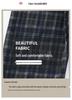 Girls' Plaid Wide-Leg Trousers with Lace Waist - Autumn 2026 Collection for Medium and Large Children.