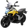 Electric Ride-On Motorcycle for Children, Honda, Ages 3-6, Music, Yellow Headlights