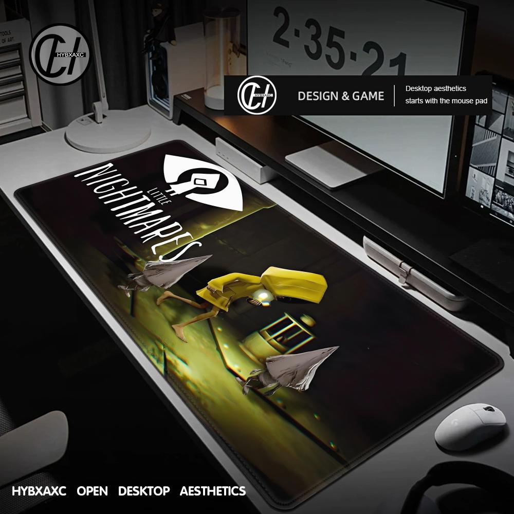 Little-nightmare Mauspads Schreibtisch-Mauspad Niedliches HD-Schreibtischpad Erweitertes Gaming-Tastaturmatte Groß 100x50cm XXL Gamer-Mauspad