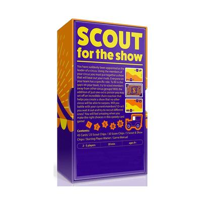 Double Your Language Fun with the Circus Scout Poker Card Game /Nine Tiles Panic/Maskmen/– Perfect for Memorable Nights!
