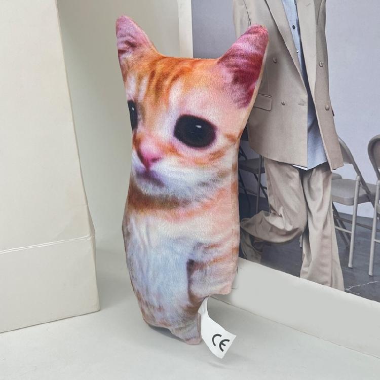 Animals Plush Throw Pillow Felines Stuffed Toy El Gato Animals Plush for Relaxation and Playing Stuffed Animals Doll