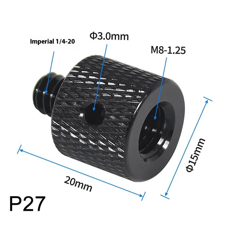 Thread Reinforce Camera Conversion Screw Adapter For Camera Tripod Ballhead Projector Bracket - 1/4 To 3/8 M4 M5 M6 M8 M10