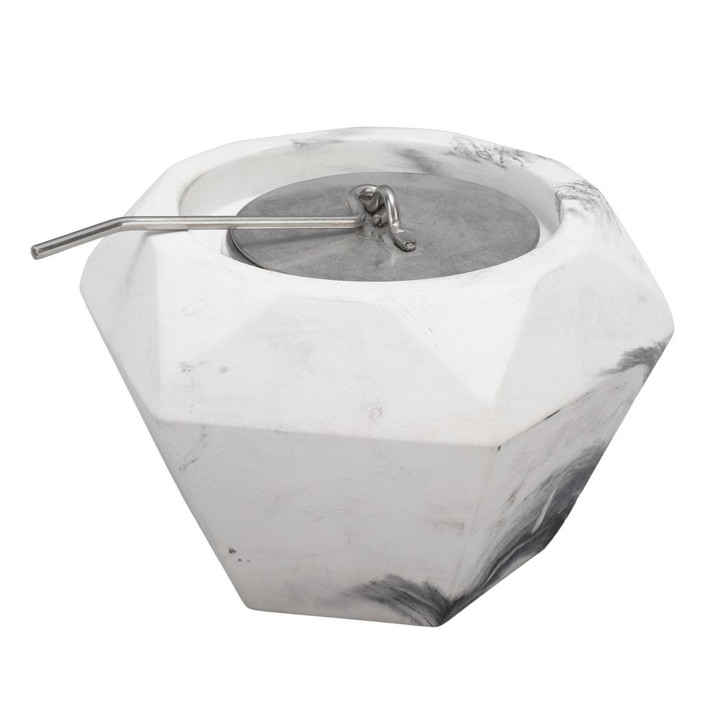 Tabletop Fire Pit Prevent Fuel Leakage Portable Decorative Concrete Mini Ethanol Fire Bowl for