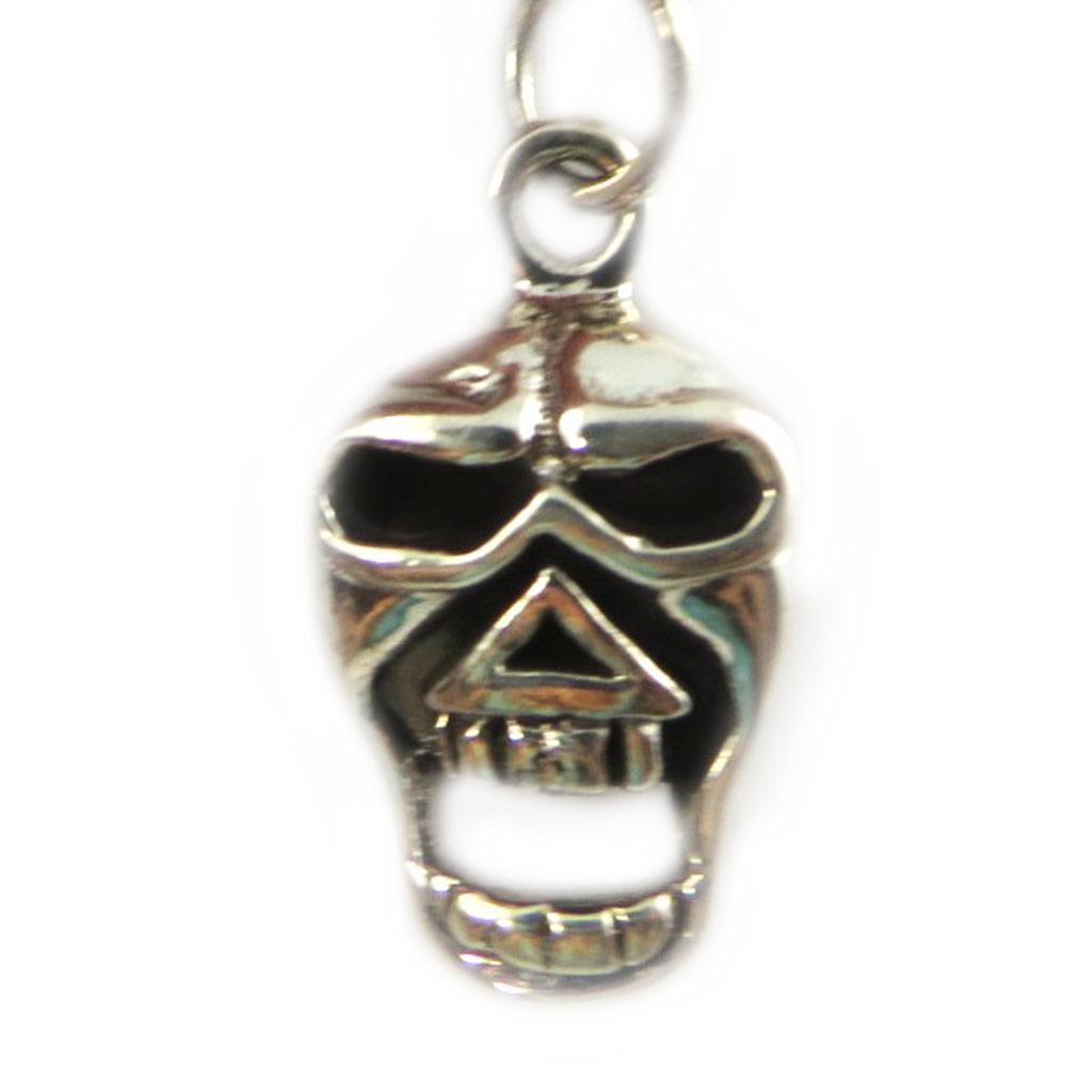 Les Trésors De Lily [F8778] - Silver 'Skull' Pendant