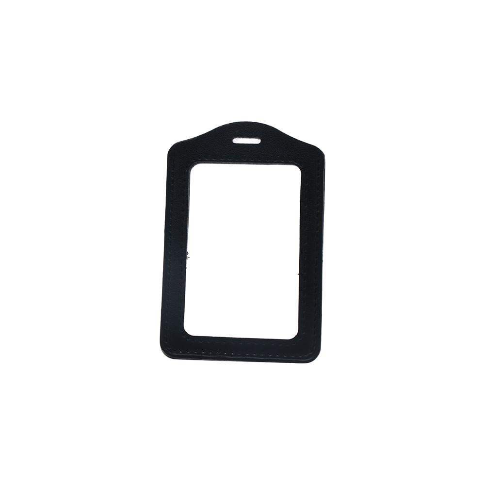 Custodia Porta Badge in Ecopelle Trasparente Porta Badge Lavoro Porta Biglietti da Visita Colorata Copri Badge Dipendente Carta di Credito