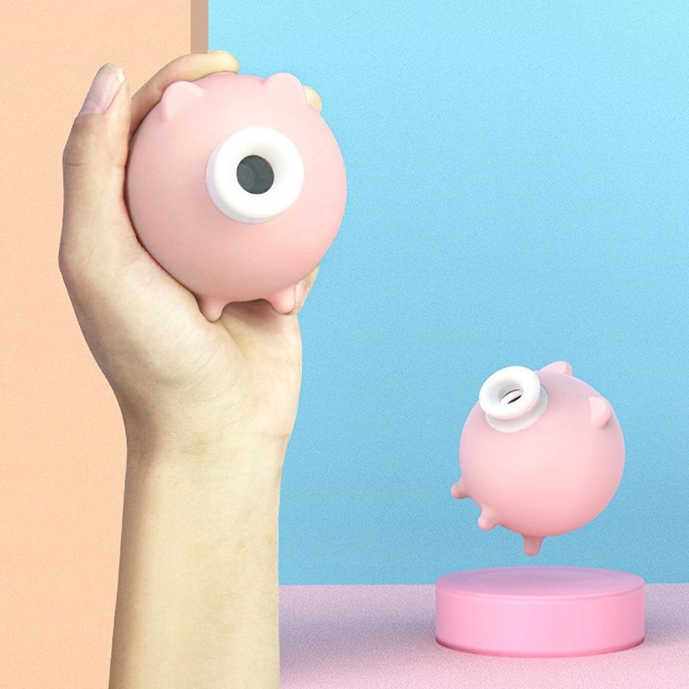 10 Frequency Cute Pig Sucker Vibrator Nipple Clitoris Sucking Breast Massager Female Masturbation Orgasm Supplies Adult Sex
