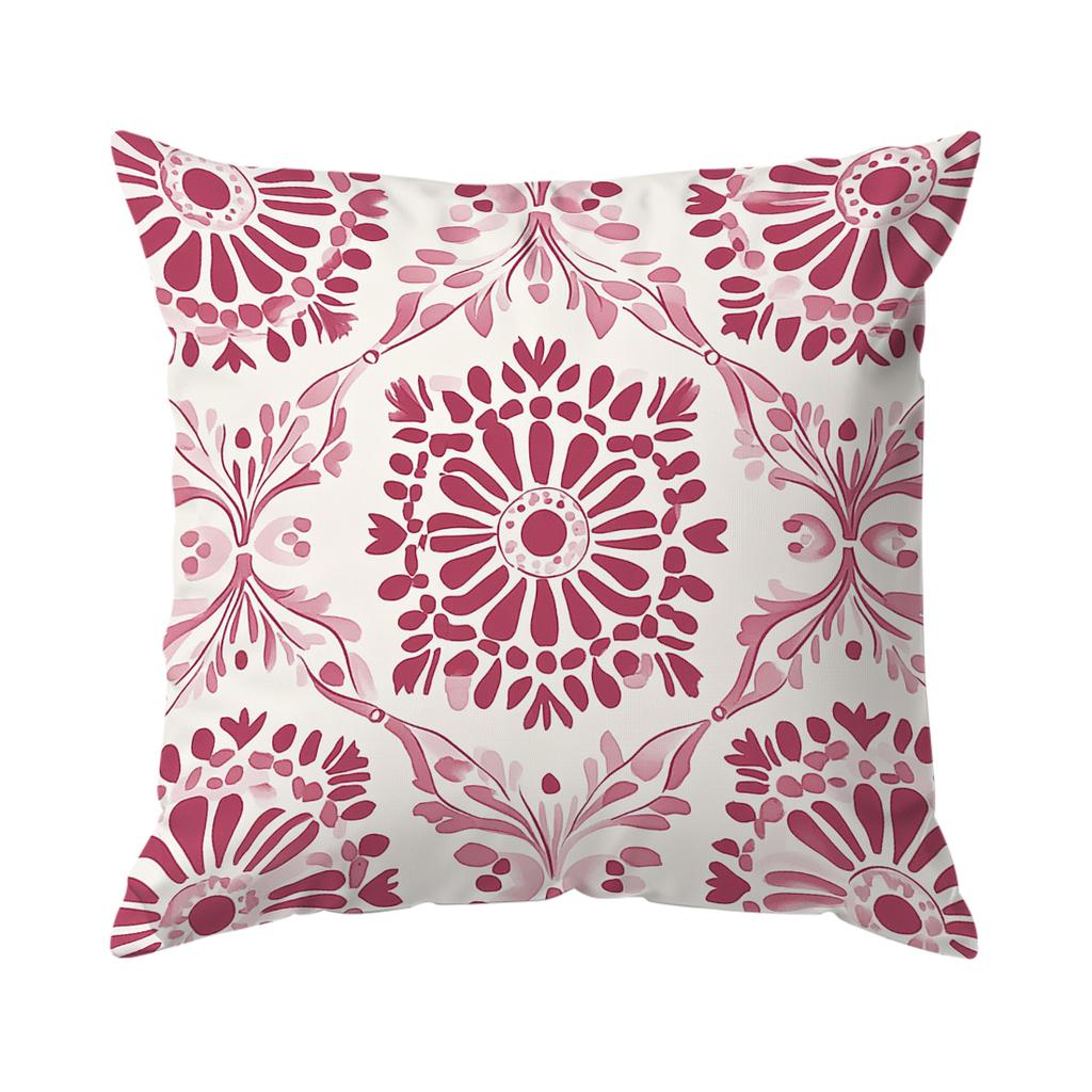 Floral Pattern Cushions Pillowcase Polyester Cushion Cover Throw Pillow Pillowcover Home Car Sofa Decor