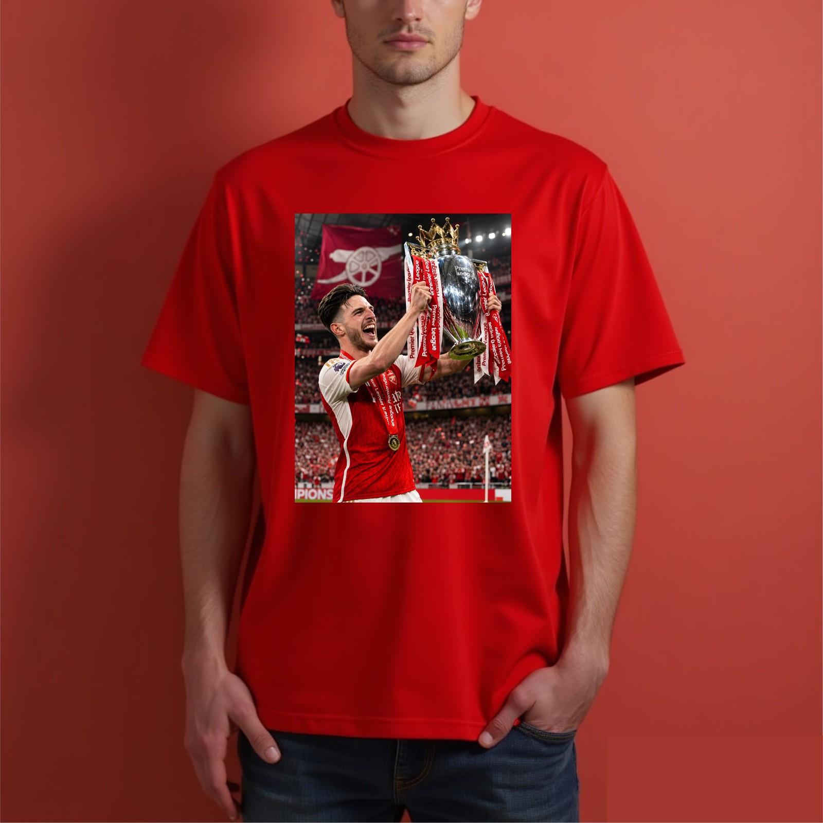 Footballers T-shirt Trophy Soccer Football League Champions Rice Top Gift Tee XXL