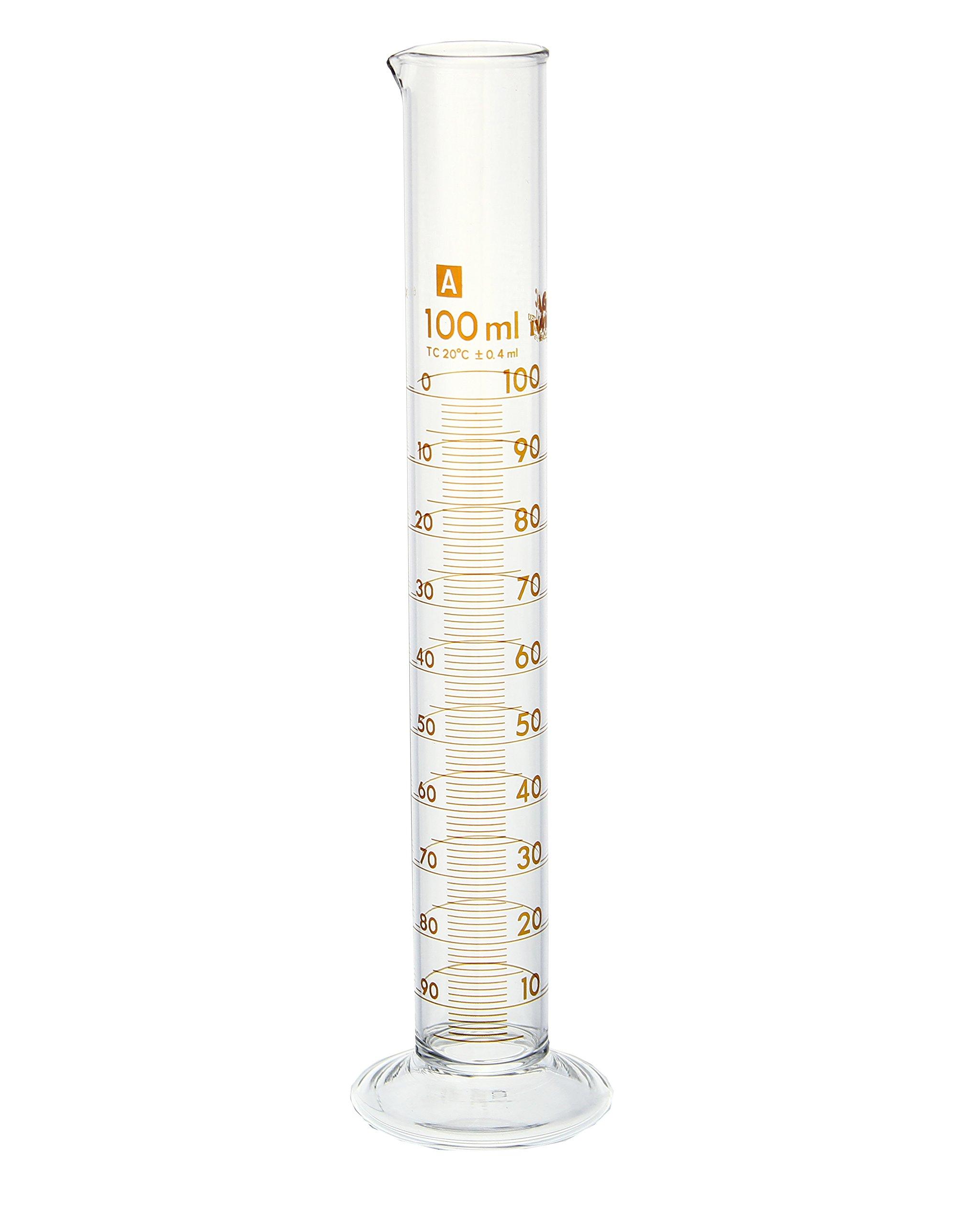 

IWAKI Measuring Cylinder (New Excellent), 100mL, 1 Bottle, 3022CYL100E