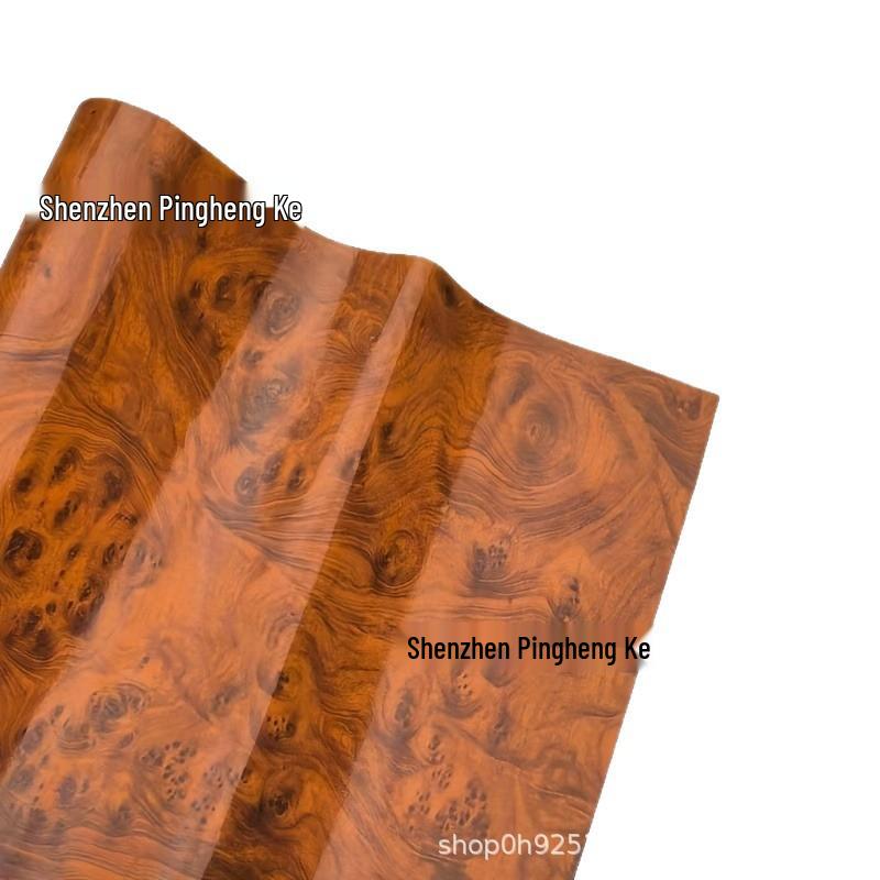 High Gloss Retro Wood Grain PVC Vinyl Sticker for Cars and Homes