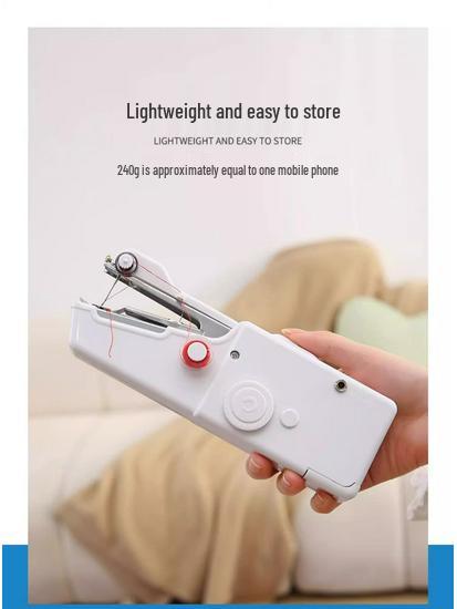 Beginner's Portable Handheld Electric Sewing Machine Set for DIY Tailoring